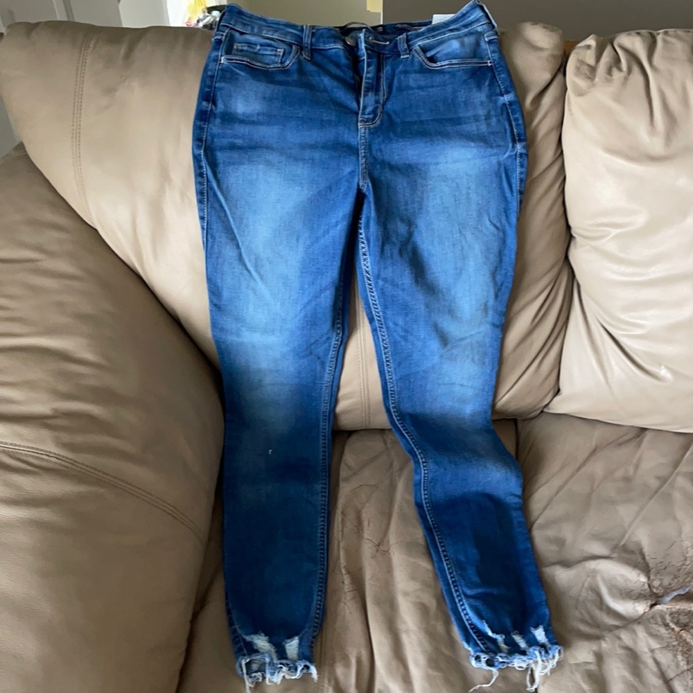Light wash legging